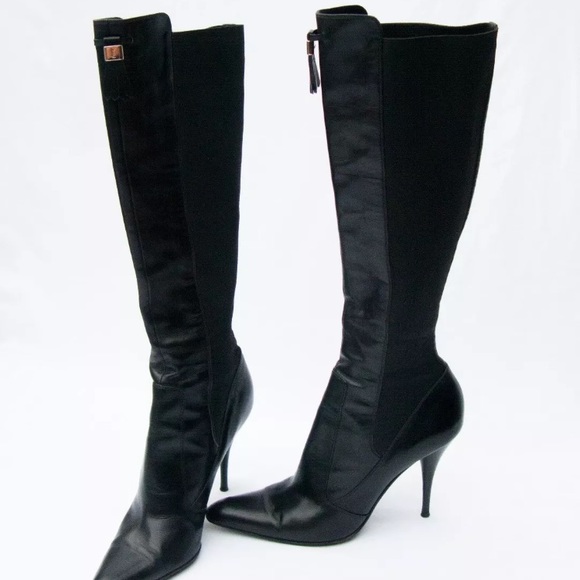 saint laurent tall boots